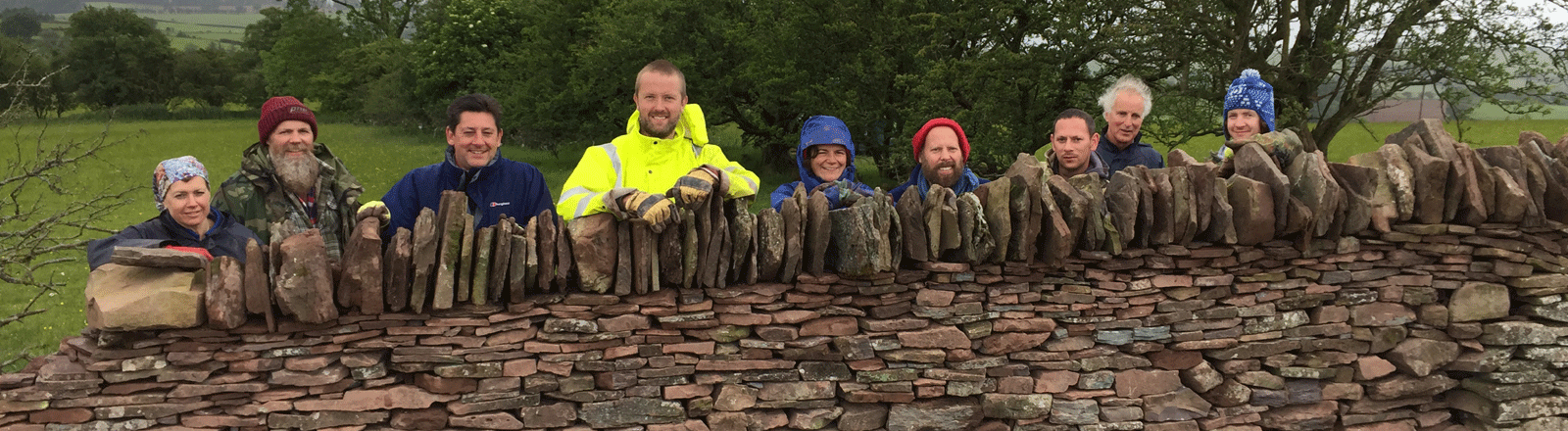 Two dogs, one wall and six new members - Libanus taster weekend