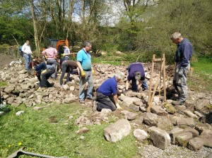 dry stone walling in Wales